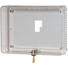 HONEYWELL RESIDENTIAL TG512A1009 Large Clear Plastic Universal Thermostat Guard Replaces 4E649 5-7/8"(h) X 8-3/8"  | Blackhawk Supply