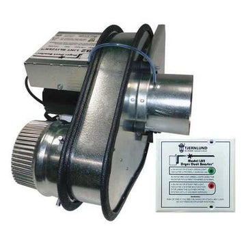 TJERNLUND LB2 120v Lint Blitzer Residential Dryer Duct Booster With 4" Outlet For Vertical & H  | Blackhawk Supply