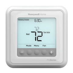 HONEYWELL RESIDENTIAL TH6220U2000 24v/Millivolt T6 Pro Programmable/Non Programmable Thermostat With Stages up to  | Blackhawk Supply