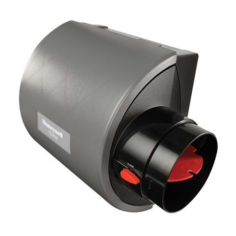 HONEYWELL RESIDENTIAL HE105A1000 24v Small Bypass Humidifier With Humidistat & 6" Bypass Collar 12 Gpd Standard  | Blackhawk Supply
