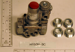 BASO GAS PRODUCTS H15DH-3C 3/4" X 3/4" Automatic Shutoff Pilot Gas Valve 402000 BTU Natural Or LP Gas 1/2 PSI Max. Replaces H15CH-1  | Blackhawk Supply