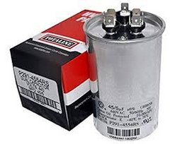 CARRIER P291-4554RS Run Capacitor Round 370v;dual 45/5mfd replaces P291-4553rs (m10)  | Blackhawk Supply