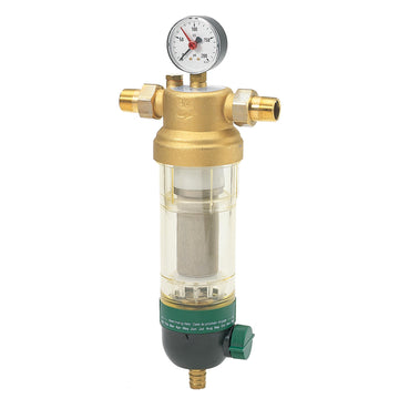 HONEYWELL RESIDENTIAL F76S1015 3/4" Water Filter With 100 Micron Filter & Plastic Sump Includes Sweat & Threade  | Blackhawk Supply