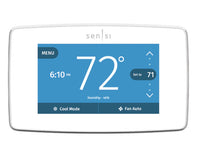 1F95U-42WFS | 24v Sensi Touch Smart Thermostat Silver Smart Home Compatible with Apple HomeKit Amazon Alexa Google Assistant and SmartThings | WHITE-RODGERS