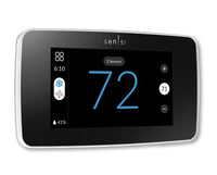 1F96U-42WF | 24v Sensi Touch 2 Smart Thermostat White Works with Sensi Room Sensors Remote Access Via Smartphone Tablet or PC | WHITE-RODGERS