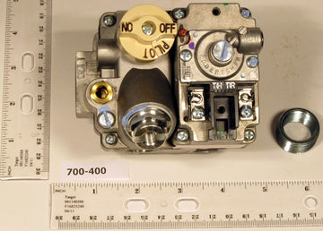 ROBERTSHAW 700-400 24v 1/2" X 3/4" Combination Standing Pilot Gas Valve 240000 BTU Includes LP Kit  | Blackhawk Supply