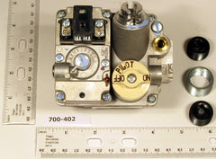 ROBERTSHAW 700-402 24v 1/2" X 3/4" Combination Standing Pilot Gas Valve 240000 BTU Includes LP Kit Side Outlet & Bushings Replaces 7000BER 4E4-501-517 300-501-571  | Blackhawk Supply