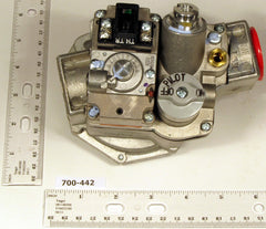 ROBERTSHAW 700-442 24v 1" X 1" Combination Standing Pilot Natural Gas Valve With Built In Regulator Has Slow Opening Feature 720000 BTU 7000ERHC-S7C & 7000ERHHC-S7C Hi-Cap  | Blackhawk Supply