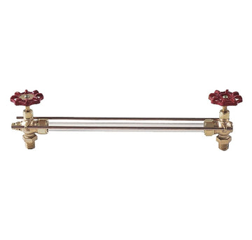 CONBRACO 2010400 1/2" Rgh Brs W.G. W/std Glass (5/8" X 12") & Rod Gauge Glass Set  | Blackhawk Supply