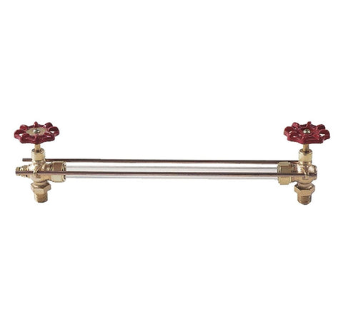 CONBRACO 2010400 1/2" Rgh Brs W.G. W/std Glass (5/8" X 12") & Rod Gauge Glass Set  | Blackhawk Supply