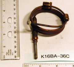 BASO GAS PRODUCTS K16BA-36H Thermocouple 36"  | Blackhawk Supply