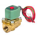 ASCO CONTROLS 8210G095HW 120/60 110/50 Vac 3/4" NPT 2 Way N.C. Brass Solenoid 0 PSI Min 210F 20251  | Blackhawk Supply