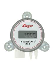 Dwyer MSX-W10-IN-LCD Differential pressure transmitter | wall mount | universal current/voltage outputs | uni-directional | range 0 (0.1 | 0.15 | 0.25 | 0.5" wc) with LCD display.  | Blackhawk Supply