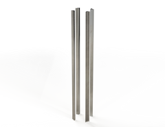 Saginaw MTK180-4 Vertical Frame Rail 1800mm (Pkg. 4) | 66.77"H x 1.91"W x 1.91"D  | Blackhawk Supply