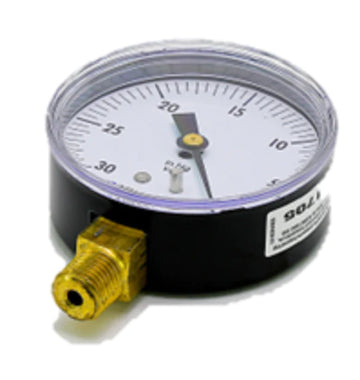 Ashcroft 25W1005H02L-VAC 2.5" 0-30"Vac 1/4"BottomMnt  | Blackhawk Supply