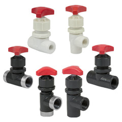 Spears 5691-003 3/8 PVC ANGLE PATTERN NEEDLE VALVE THREAD  | Blackhawk Supply