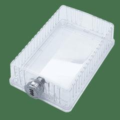 iO HVAC Controls iO-TGL-COMBO iO HVAC Controls Clear Universal Thermostat Cover Guard With Combination Lock Box, Thermostat Guard For Residential, Hotel, Business, 9" x 8.5" x 2.5"  | Blackhawk Supply