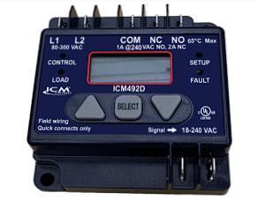 ICM Controls ICM492D SINGLE PHASE MOTOR 80-300V  | Blackhawk Supply