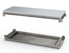 Saginaw OKKTB1040 Roof and Base Set 1000 x 400mm | 3.67"H x 39.37"W x 15.75"D  | Blackhawk Supply