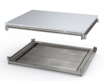 Saginaw OKKTB1080 Roof and Base Set 1000 x 800mm | 3.67"H x 39.37"W x 31.50"D  | Blackhawk Supply
