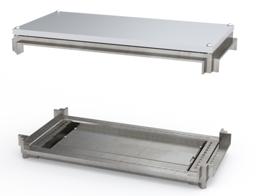 Saginaw OKKTB8040 Roof and Base Set 800 x 400mm | 3.67"H x 31.50"W x 15.75"D  | Blackhawk Supply
