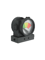 PFG2-02 | Process filter gage | range 0-5 psid | green zone 0-2.5 psid | yellow zone 2.5-3.75 psid | red zone 3.75-5 psid. | Dwyer