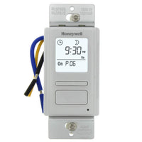 PLS750C1000 | 7-DAY PROGRAMMABLE WALL SWITCH WITH SOLAR TIMETABLE FOR ALL TYPES OF LIG HTING AND MOTORS. 1800 W RESISTIVE OR INDUCTIVE, 1 HP MOTOR @ 120 V, WH ITE | Resideo