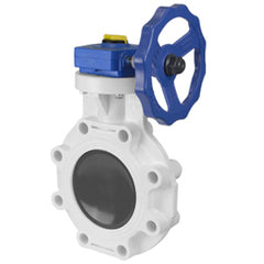 Spears 721321-030C 3 CPVC BUTTERFLY VALVE BUNA W/GEAR OP  | Blackhawk Supply