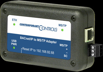 Contemporary Controls BASRTP-B BASrouter Portable BACnet/IP to MS/TP to Ethernet  | Blackhawk Supply