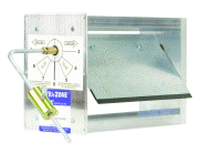 12X8 PRD | 12X8 Rectangular Manual Bypass Damper | EWC Controls