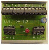 BCS-DUIC-5P | 5 Digital Inputs To 1 Universal Output Converter, Track Mounting | Building Controls & Services by Schneider Electric