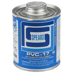 Spears PVC17G-020 PINT PVC-17 HEAVY BODY GRAY PVC  | Blackhawk Supply