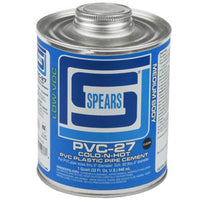 PVC27C-030 | QUART PVC-27 MED BODY CLEAR PVC | (PG:705) Spears