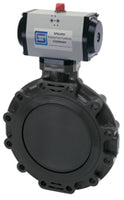 41201H101-040 | 4 PVC BUTTERFLY VALVE EPDM AIR/AIR BASIC MANUAL OVERRIDE 80PSI | (PG:540) Spears