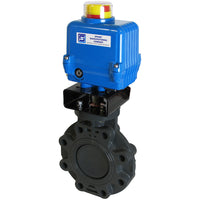 51212A126-100 | 10 CPVC TL/BUTTERFLY VALVE EPDM 115V DECLUTCHABLE MANUAL OVERRIDE 80% ZINC LG | (PG:512) Spears