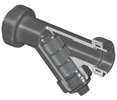 Spears YS2AS8-015CL 1-1/2 PVC CL TRUE UNION WYE STRAINER SOCKET EPDM S8M  | Blackhawk Supply