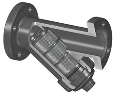 Spears YS23S8-012C 1-1/4 CPVC Y-STRAINER FLANGED EPDM S8MSH  | Blackhawk Supply