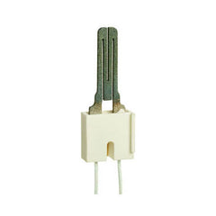 Resideo Q4100C9070 HOT SURFACE IGNITER. LEADWIRE 5.69 IN. TEMP 200C. ELECTRICAL CONNECTION: 1/4 INCH FEMALE QUICK CONNECT TERMINALS. CERAMIC INSULATOR: STANDARD WI TH RIB OFFSET FROM LEFT EDGE.  | Blackhawk Supply