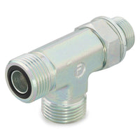 4-4-4R4OMLOS | O-Lok Male stud run tee 9/16-18 SAE ORFS - 1/4 BSPP | Parker