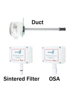 RHP-3M10 | Sintered filter duct mount humidity transmitter with 3% sensor | 4 to 20 mA humidity output. | Dwyer