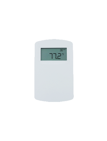 Dwyer RHP-3E40-LCD European Wall Mount Humidity Transmitter with 3% accuracy and universal current / voltage output for RH with LCD  | Blackhawk Supply