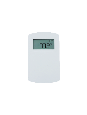 Dwyer RHP-2N44-LCD North American Wall Mount Humidity / Temperature Transmitter with 2% accuracy and universal current / voltage output for RH and Temperature with LCD  | Blackhawk Supply
