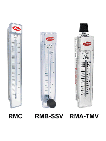Dwyer RMC-102-SSV Flowmeter | range 10-100 SCFH air.  | Blackhawk Supply