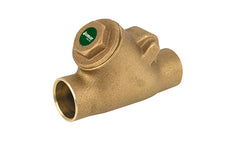 Jomar 105-407G S-511G | 1-1/2" | Y-pattern Swing Check Valve | Solder Connection | 300 WOG | Class 150  | Blackhawk Supply