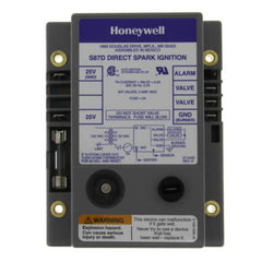 Resideo S87D1020 DIRECT SPARK TIGNITION MODULE. 4 SEC. LOCKOUT. TWO ROD FLAME SENSE. FOR USE WITH 24V GAS VALVE. INCLUDES ALARM TERMINAL.  | Blackhawk Supply