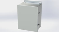 SCE-10086CHNFSS6 | NEMA 3R, 12, 4, 4X | S.S. CHNF Enclosure, 10H x 8W x 6D | Saginaw