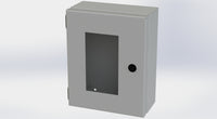 SCE-1008ELJW | NEMA 3R, 12, 4 | ELJ Enclosure W/Viewing Window, 10H x 8W x 4D | Saginaw