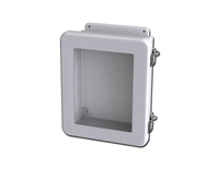 SCE-1008FW | NEMA 12, 4, 4X | Fiberglass Enclosure W/Window, 11H x 9W x 4D | Saginaw