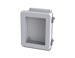 Saginaw SCE-1008FW NEMA 12, 4, 4X | Fiberglass Enclosure W/Window, 11H x 9W x 4D  | Blackhawk Supply