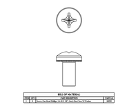 SCE-102225 | NEMA N/A | Bolt Pack, Subpanel 0.25-20 (8pcs), 3H x 3W x 2D | Saginaw